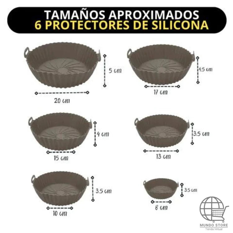 PROTECTORES DE SILICONA PARA AIR FRYER